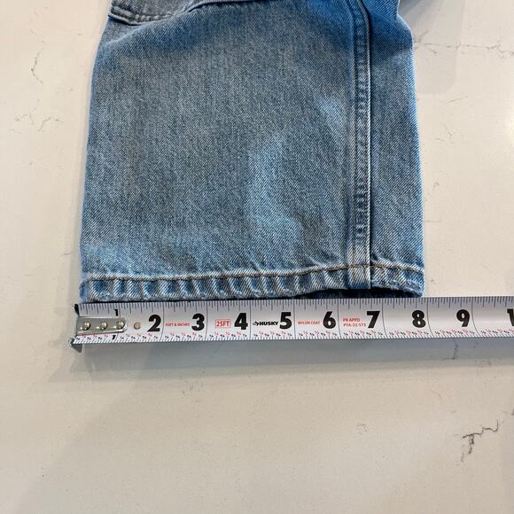 Aritzia Denim Forum The Lou Low Rise Carpenter Loose Fit  Utility Cargo Jeans - Picture 12 of 12